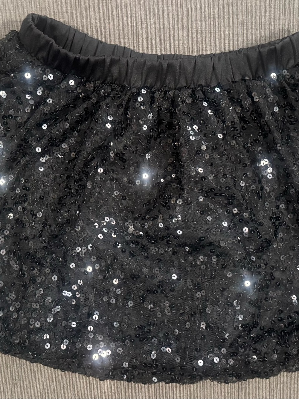 Cherokee Black Sequin Girls' Skirt Size L 10/12